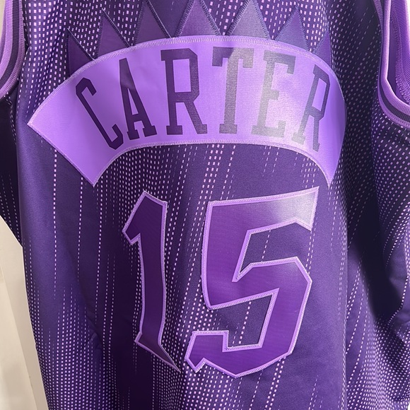 Mitchell & Ness - NBA Monocrhrome Swingman Jersey Raptors 1998 Vince Carter 2XL - Picture 9 of 11